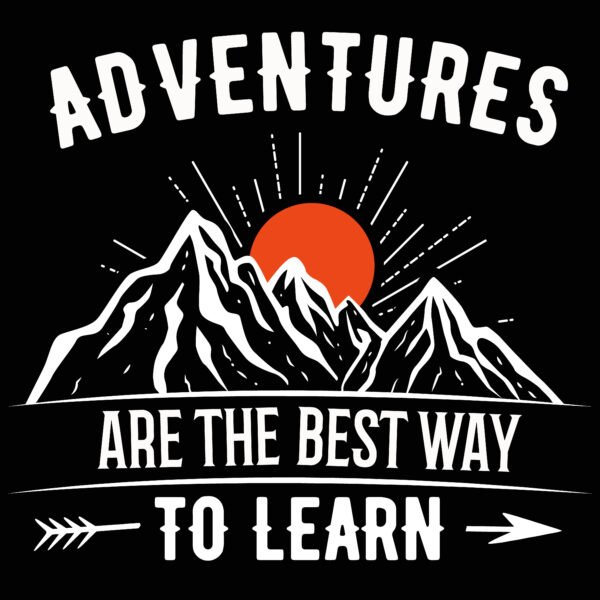 Adventure Awaits T-Shirt – Soft Cotton, Nature & Hiking Design, Eco-Friendly