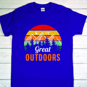 Great Outdoor Vantage T-Shirt – Heavyweight Cotton, Classic Fit, Durable Casual Wear