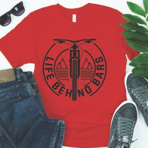 Bike Life Behind Bars T-Shirt - Soft, Unisex Fit, Eco-Friendly Printing