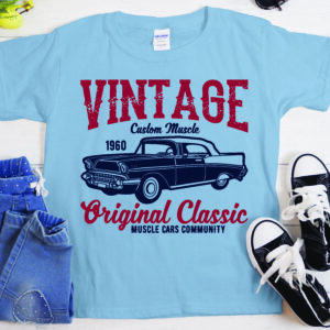 Vintage Original Classic T-Shirt |Heavyweight Unisex Crewneck T-shirt | Gildan® 5000