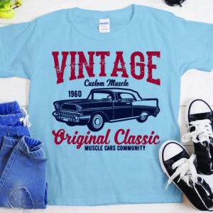 Vintage Original Classic T-Shirt |Heavyweight Unisex Crewneck T-shirt | Gildan® 5000