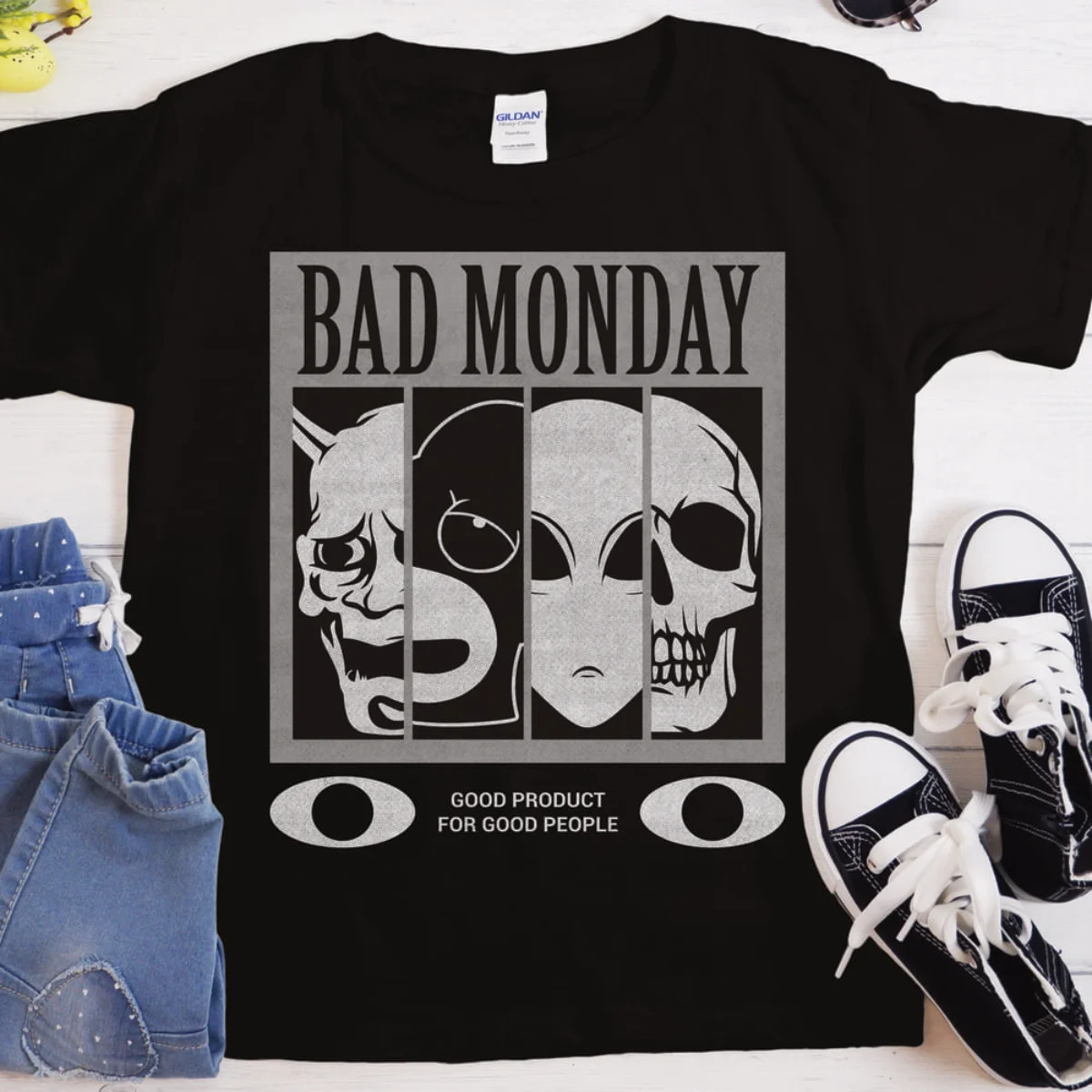 Bad Monday T-Shirt | Heavyweight Unisex Crewneck T-shirt | Gildan® 5000