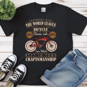 Legendary Bike Premium Unisex Crewneck T-shirt | Bella + Canvas 3001