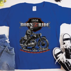 Born to Ride Unisex Crewneck T-shirt | Gildan® 5000