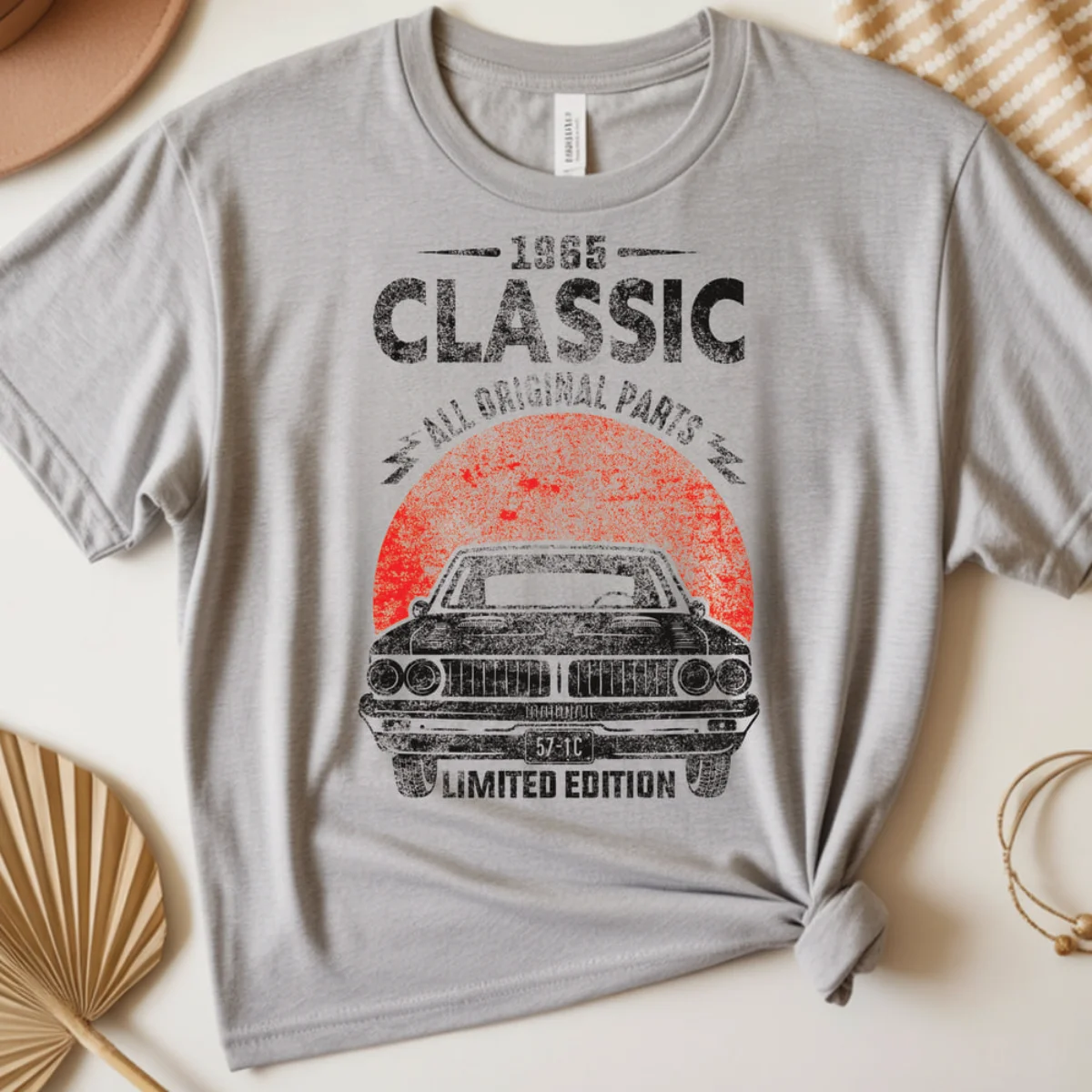 Classic Motorcar T-Shirt | Heavyweight Unisex Crewneck T-shirt | Gildan® 5000