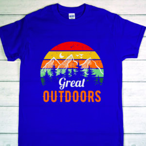 Great Outdoor Vantage T-Shirt – Heavyweight Cotton, Classic Fit, Durable Casual Wear