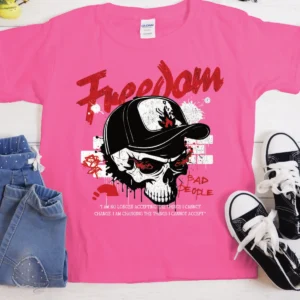 Freedom T-Shirt – Durable Heavyweight Cotton, Classic Fit, Casual Wear