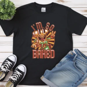 Fun Baking T-Shirt – Baking Graphic Tee, Soft DTG-Ready Unisex Shirt, Eco-Friendly