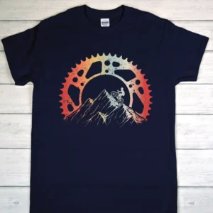 Gear Bike Minimalist T-Shirt – Heavyweight Cotton, Classic Fit, Casual Wear