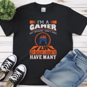 I Am A Gamer T-Shirt – Soft, Unisex Fit, Eco-Friendly Gaming Tee