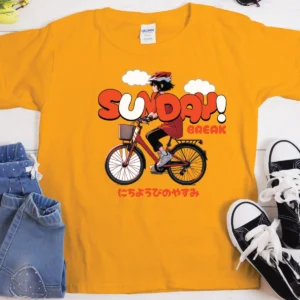 Sunday Break T-Shirt – Heavyweight Cotton, Classic Fit, Casual Wear