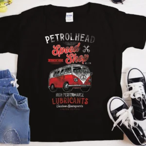 Petrohead Volkswagon Combi T-Shirt - Heavyweight Cotton, Classic Fit, Casual Streetwear