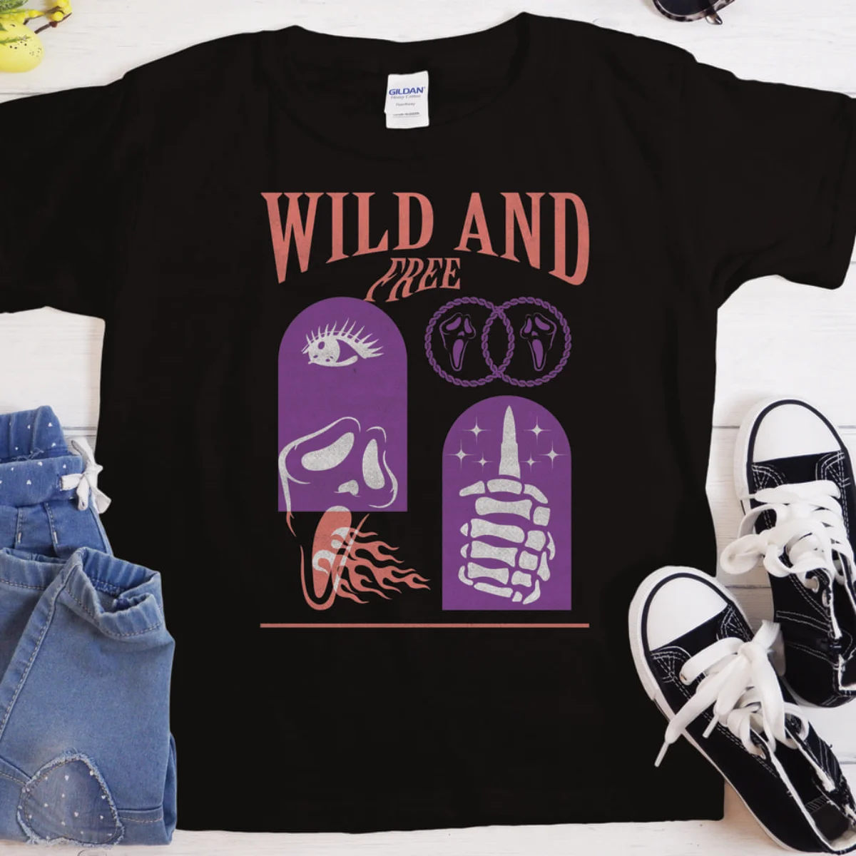 Wild and Free T-Shirt | Heavyweight Unisex Crewneck T-shirt | Gildan® 5000
