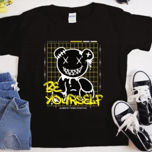 Be Yourself Bear T-Shirt | Heavyweight Unisex Crewneck T-shirt | Gildan® 5000