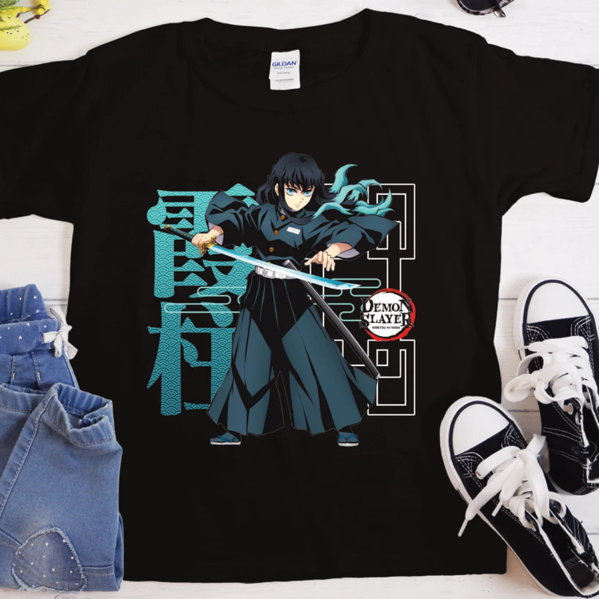 Demon Slayer Kometsu Anime T-Shirt | Heavyweight Unisex Crewneck T-shirt | Gildan® 5000
