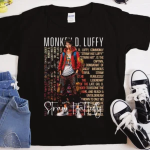 Anime Monkey D Luffy T-Shirt | Heavyweight Unisex Crewneck T-shirt | Gildan® 5000