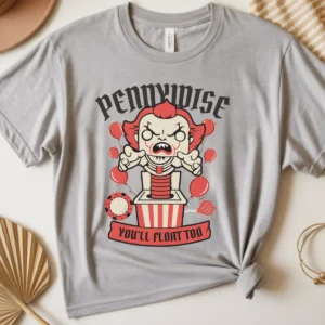 Pennywise You'll Float Too T-Shirt | Heavyweight Unisex Crewneck T-shirt | Gildan® 5000